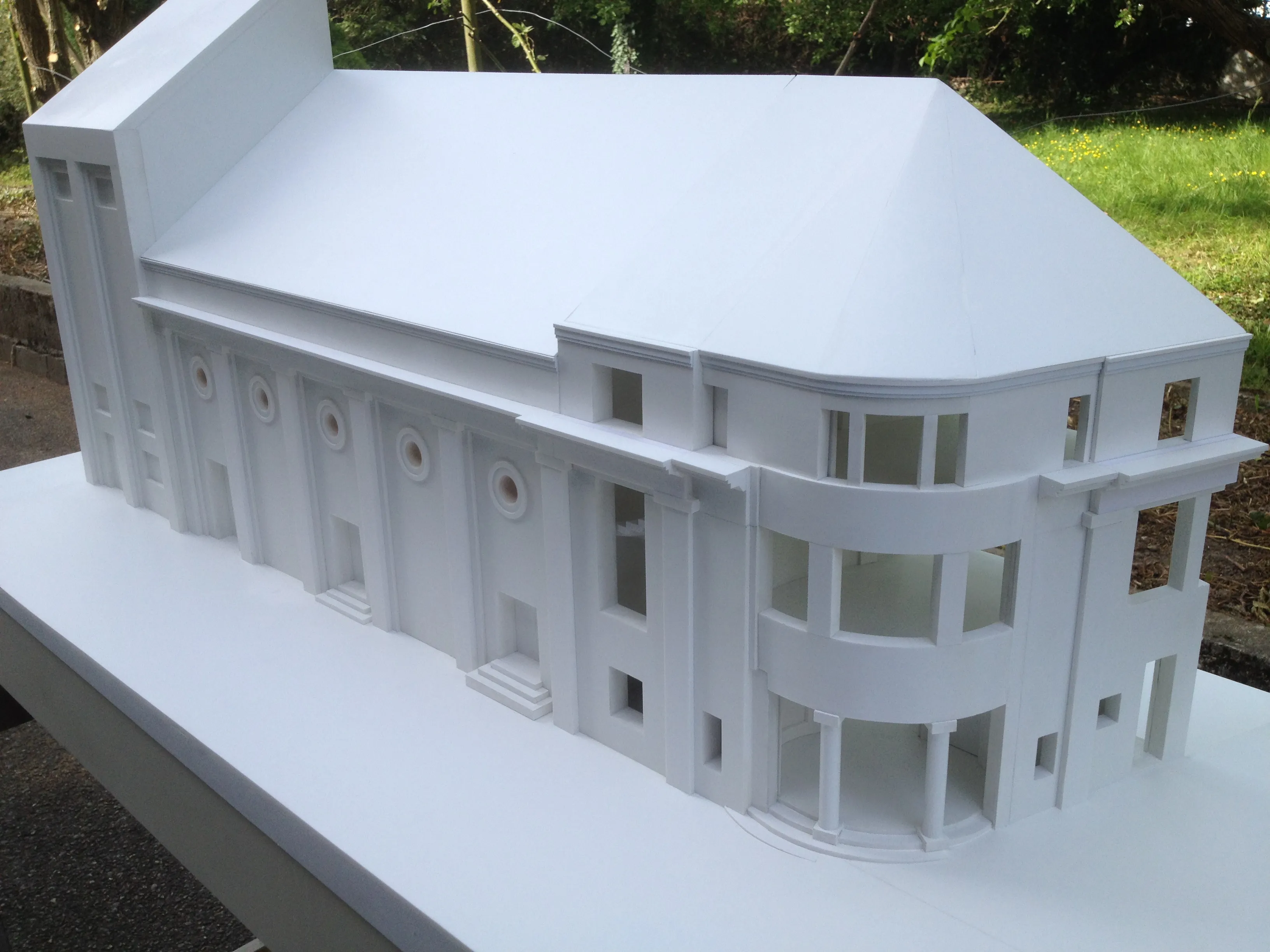 Maquette blanche details échelle 50